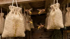 シーズン中ずっとポーチからハチを追い払う方法